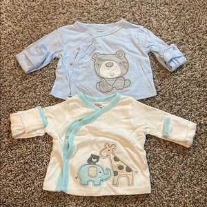 Gerber x2 long sleeve Button down tops.